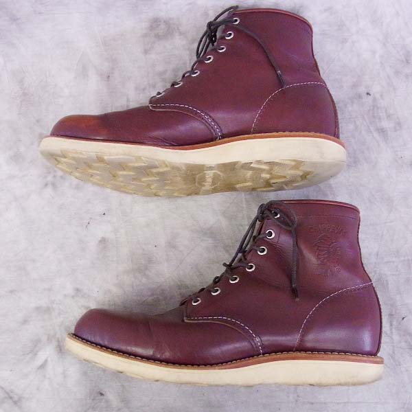 実際に弊社で買取させて頂いたCHIPPEWA/チペワ 6INCH PLAIN TOE 6インチ プレーントゥ 90096/9.5Dの画像 3枚目