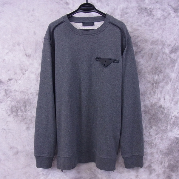 実際に弊社で買取させて頂いたDIESEL BLACK GOLD/ディーゼル スウェットトレーナー サイドジップ/胸ポケット XL