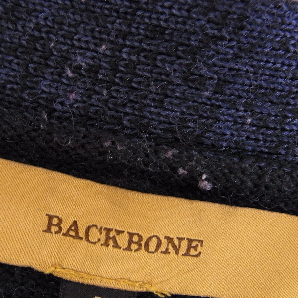 実際に弊社で買取させて頂いた☆BACKBONE/バックボーン ウールカーディガン BB13FW-KN13/Sの画像 5枚目