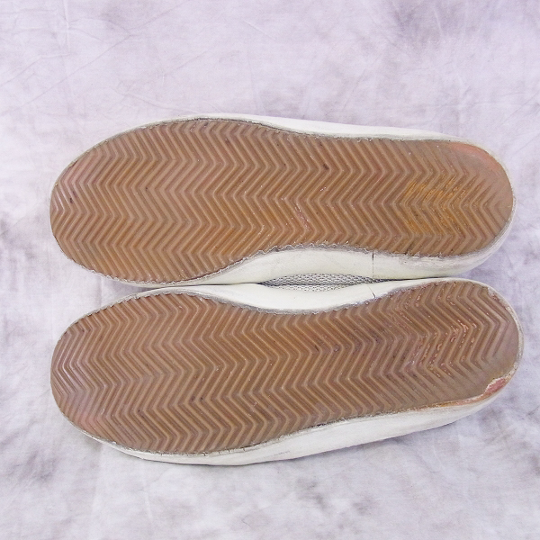 実際に弊社で買取させて頂いたGOLDEN GOOSE/ゴールデングース レザースーパースタースニーカー G448 Size：42の画像 2枚目