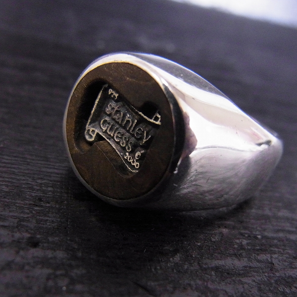 実際に弊社で買取させて頂いたSTANLEY GUESS/スタンリーゲス ラージラウンドウッドw ロゴインレイドリング/22号
