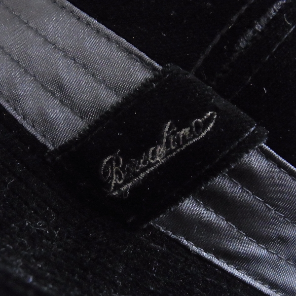 実際に弊社で買取させて頂いたBorsalino/ボルサリーノ 日本製 中折れハット ブラック 58ｃｍ JB163-07A00の画像 5枚目