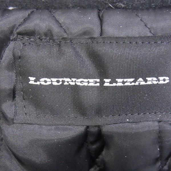 実際に弊社で買取させて頂いたLOUNGE LIZARD/ラウンジリザード ダッフルコート ファー付きフード/1の画像 3枚目