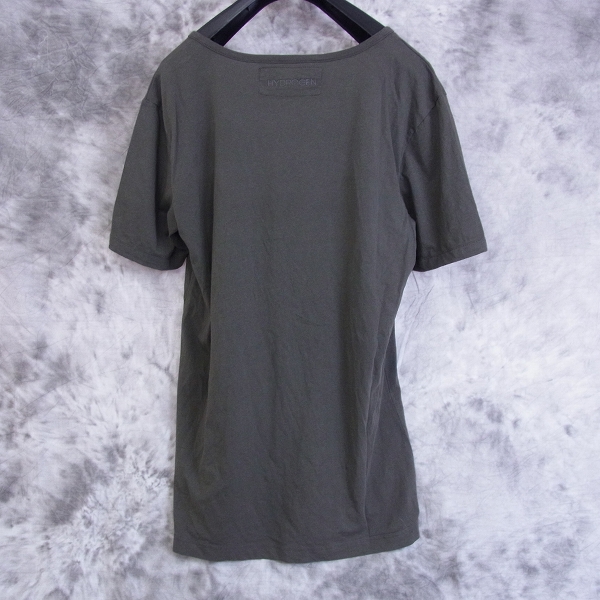 実際に弊社で買取させて頂いた☆HYDROGEN/ハイドロゲン スカルボタン ヘンリーネック 半袖Tシャツ/カットソー Mの画像 1枚目