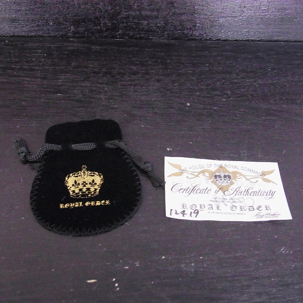 実際に弊社で買取させて頂いた【ギャラ付】ROYAL ORDER/ロイヤルオーダー　ROYAL　BLESSINGS/ロイヤルブレッシングスペンダント SP332の画像 5枚目