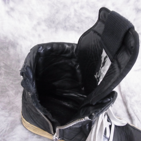 実際に弊社で買取させて頂いた【難有】RICK OWENS/リックオウエンス 初期 ジオバスケットスニーカーの画像 4枚目