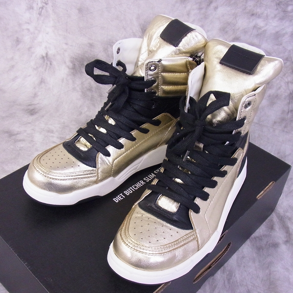 実際に弊社で買取させて頂いたDIET BUTCHER SLIM SKIN/ダイエットブッチャースリムスキン スニーカー D151D076/43