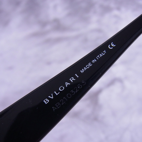 実際に弊社で買取させて頂いたBVLGARI/ブルガリ サングラス/メガネフレーム/626 103/11の画像 2枚目