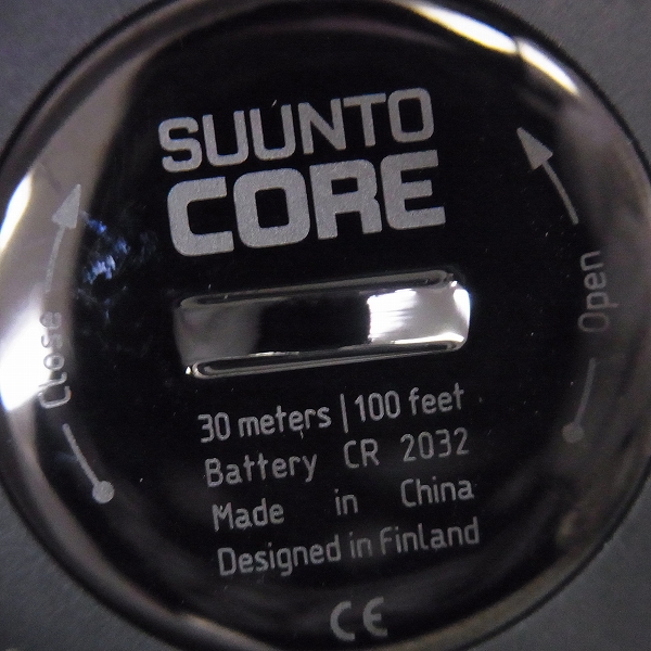 実際に弊社で買取させて頂いたSUUNTO/スント CORE/コア ULTIMATE BLACK 腕時計/SS021371000の画像 3枚目