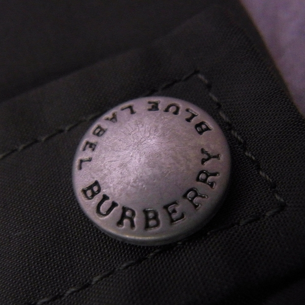 実際に弊社で買取させて頂いた☆BURBERRY BLUE LABEL/バーバリーブルーレーベル フーデットブルゾン/Lの画像 7枚目