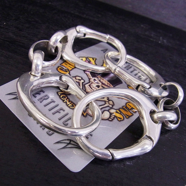 実際に弊社で買取させて頂いた【ギャラ付】CRAZY PIG/クレイジーピッグ LARGE HAND CUFF/ラージハンドカフリンク ブレスレット #878