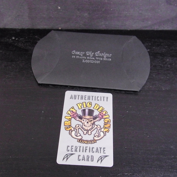 実際に弊社で買取させて頂いた【ギャラ付】CRAZY PIG/クレイジーピッグ LARGE HAND CUFF/ラージハンドカフリンク ブレスレット #878の画像 5枚目