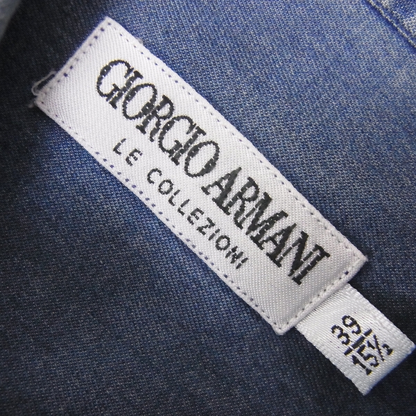 実際に弊社で買取させて頂いた☆ARMANI COLLEZIONI/アルマーニ コレツィオーニ デニムシャツ/39の画像 2枚目