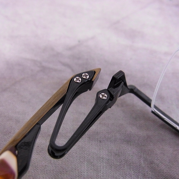 実際に弊社で買取させて頂いたless than human/レスザンヒューマン BRAZIL 眼鏡/メガネフレーム の画像 3枚目