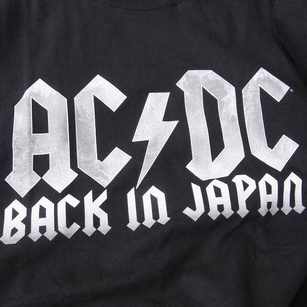 実際に弊社で買取させて頂いたAC/DC BLACK IN JAPAN/New Zealand/Australia等 バンドTシャツ 5点セットの画像 3枚目