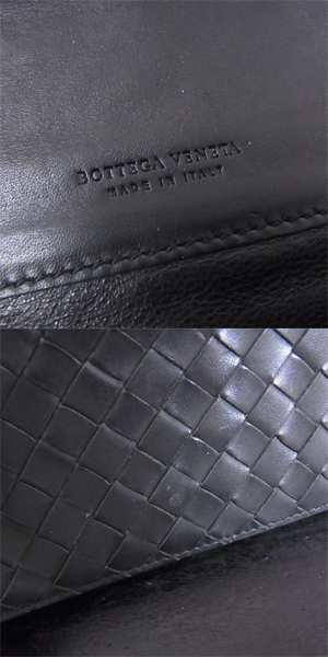 実際に弊社で買取させて頂いたBOTTEGA VENETA/ボッテガヴェネタ イントレチャート 二つ折り 長財布/札入れ の画像 7枚目