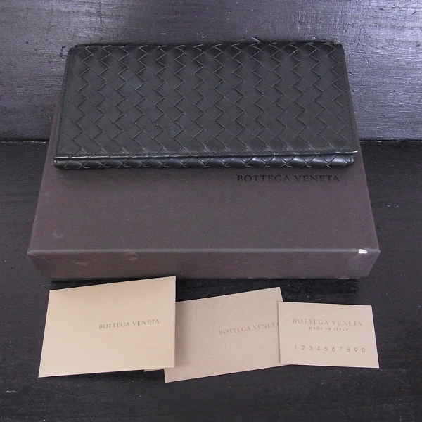 実際に弊社で買取させて頂いたBOTTEGA VENETA/ボッテガヴェネタ イントレチャート 二つ折り 長財布/札入れ の画像 9枚目