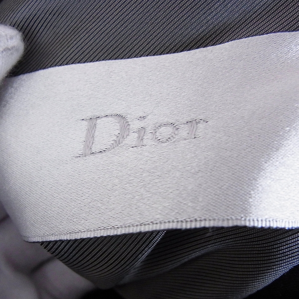 実際に弊社で買取させて頂いた☆Dior HOMME/ディオールオム ブラック ロングコート 50の画像 2枚目