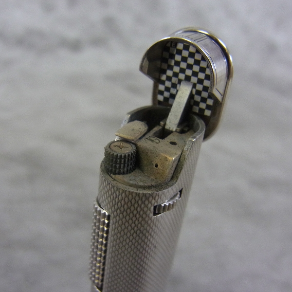 実際に弊社で買取させて頂いたdunhill/ダンヒル ローラーガスライター スリム シルバーの画像 4枚目