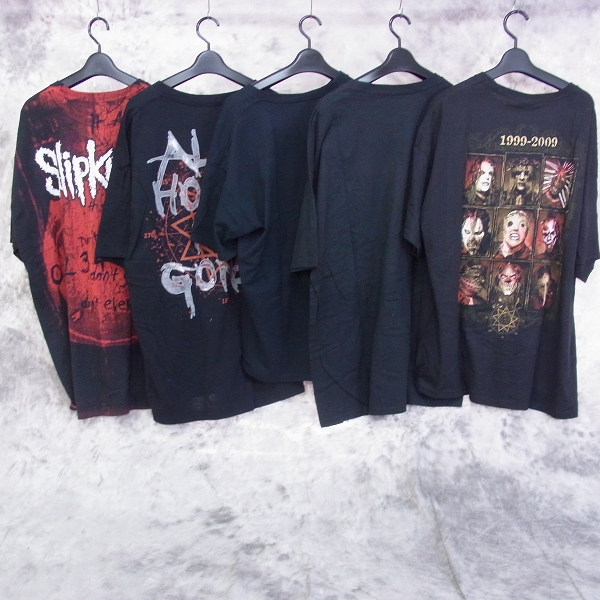 実際に弊社で買取させて頂いたSlipknot/スリップノット 1999-2009 バンドTシャツ 5点セットの画像 1枚目