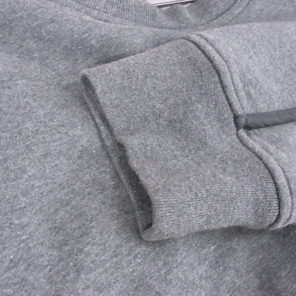 実際に弊社で買取させて頂いたDIESEL BLACK GOLD/ディーゼル スウェットトレーナー サイドジップ/胸ポケット XLの画像 4枚目