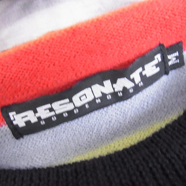 実際に弊社で買取させて頂いたGOODENOUGH/グッドイナフ マルチカラー ニットセーター サイズ：Mの画像 2枚目