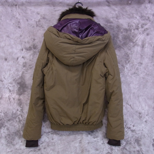 実際に弊社で買取させて頂いたFACTOTUM/ファクトタム N-2B/フェイクファーダウンジャケット/46の画像 1枚目