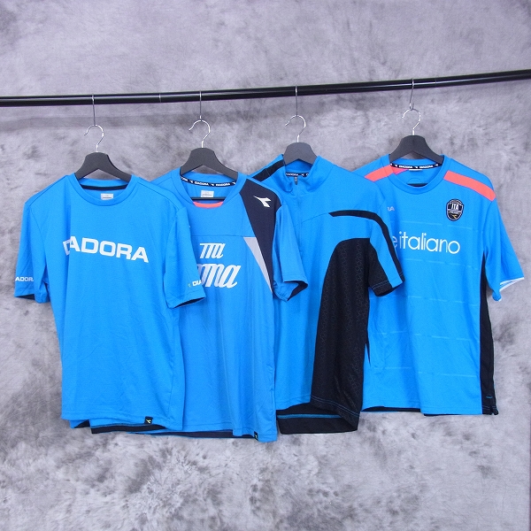 実際に弊社で買取させて頂いたDIADORA/ディアドラ テニス トレーニングウェア/Tシャツ等/L 8点セットの画像 2枚目