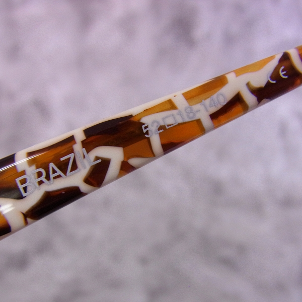 実際に弊社で買取させて頂いたless than human/レスザンヒューマン BRAZIL 眼鏡/メガネフレーム の画像 5枚目