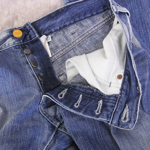 実際に弊社で買取させて頂いたARMANI JEANS/アルマーニジーンズ デニムパンツ ブルー/34の画像 2枚目