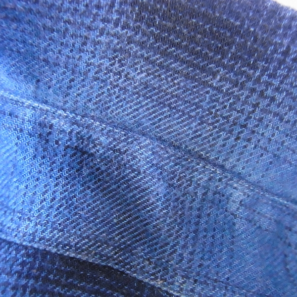 実際に弊社で買取させて頂いたGIVENCHY/ジバンシィ AW16 チェックレザースターボタンシャツ/41の画像 4枚目