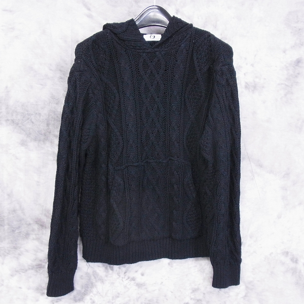 実際に弊社で買取させて頂いたGOODENOUGH/グッドイナフ ケーブルニットパーカー ブラック M