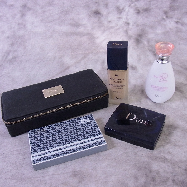 実際に弊社で買取させて頂いたChristian Dior/クリスチャンディオール ファンデ/メイクパレット/アイシャドウ等 コスメ 5点セット