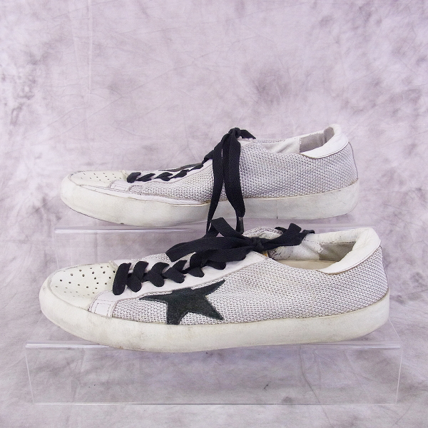 実際に弊社で買取させて頂いたGOLDEN GOOSE/ゴールデングース レザースーパースタースニーカー G448 Size：42の画像 3枚目