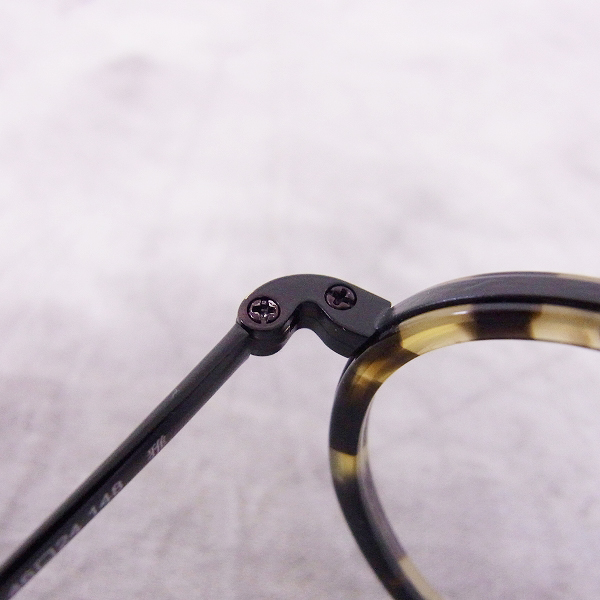 実際に弊社で買取させて頂いたOLIVER PEOPLES/オリバーピープルズ DTBK 眼鏡/メガネフレーム MP-2の画像 3枚目