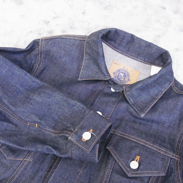 実際に弊社で買取させて頂いたGOODENOUGH/グッドイナフ デニムジャケット ｗ：36 lot:8111の画像 4枚目