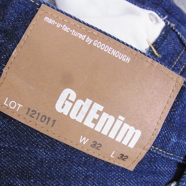 実際に弊社で買取させて頂いたGOODENOUGH/グッドイナフ デニム/ジーンズ サイズ：34/32/2点セットの画像 2枚目