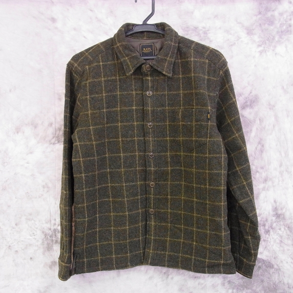 実際に弊社で買取させて頂いたRATS/ラッツ QUILTED LINING SHIRT中綿キルティングシャツ 16RS-1201/M