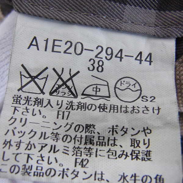 実際に弊社で買取させて頂いた☆BURBERRY LONDON/バーバリー 2B テーラードジャケット 38の画像 3枚目