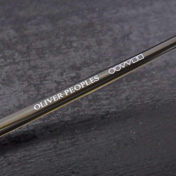 実際に弊社で買取させて頂いたOLIVER PEOPLES/オリバーピープルズ OP-677 メガネフレームの画像 3枚目