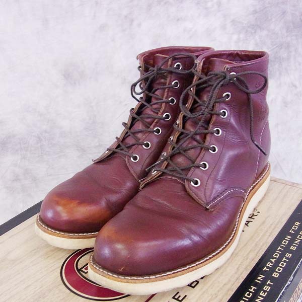 実際に弊社で買取させて頂いたCHIPPEWA/チペワ 6INCH PLAIN TOE 6インチ プレーントゥ 90096/9.5D