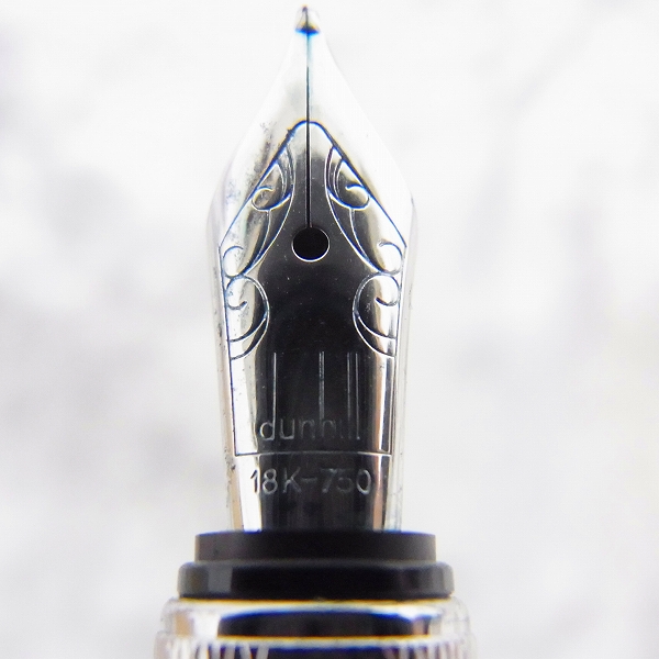 実際に弊社で買取させて頂いたdunhill /ダンヒル 万年筆 サイドカー トータスシェル  ペン先18K－750 　の画像 4枚目