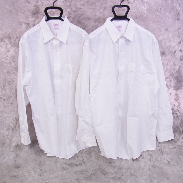 実際に弊社で買取させて頂いた☆Brooks Brothers/ブルックスブラザーズ Yシャツ ホワイト/2点SET/17-4/5