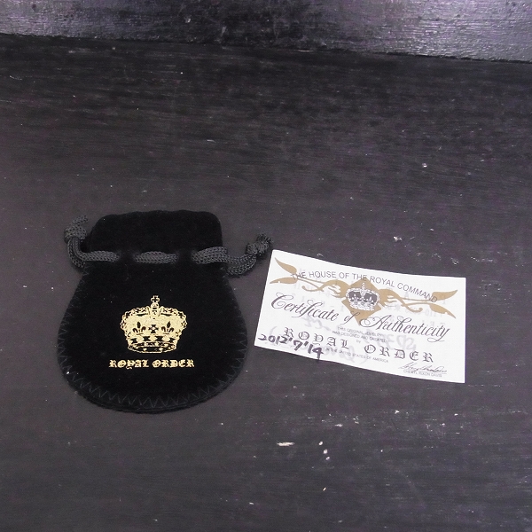 実際に弊社で買取させて頂いた【ギャラ付】ROYAL ORDER/ロイヤルオーダー　FDL SOLITAIRE PENDANT/FDLソリティアペンダント w/ラベンダーCZ SP353-2-CZの画像 6枚目