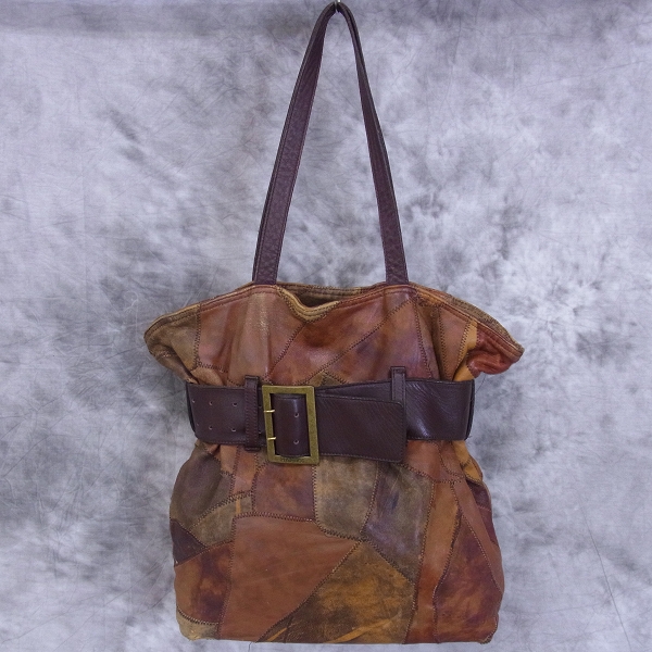 実際に弊社で買取させて頂いたHYSTERICS/ヒステリックス　パッチワーク トートバッグの画像 1枚目