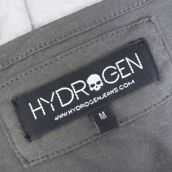 実際に弊社で買取させて頂いた☆HYDROGEN/ハイドロゲン スカルボタン ヘンリーネック 半袖Tシャツ/カットソー Mの画像 2枚目