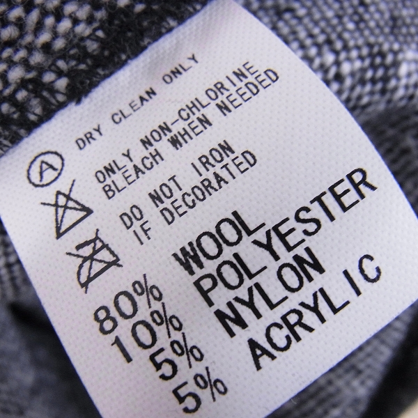 実際に弊社で買取させて頂いたGOODENOUGH/グッドイナフ 長袖 ウールシャツ グレー Mの画像 3枚目