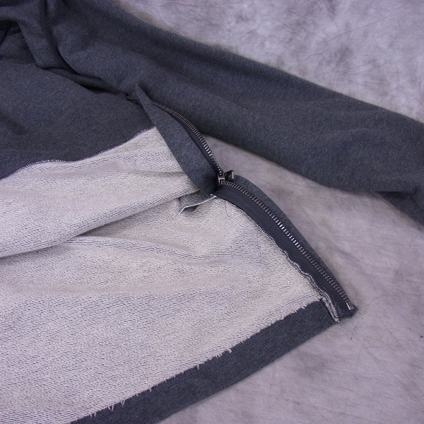 実際に弊社で買取させて頂いたDIESEL BLACK GOLD/ディーゼル スウェットトレーナー サイドジップ/胸ポケット XLの画像 7枚目