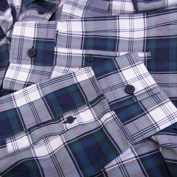 実際に弊社で買取させて頂いたGIVENCHY/ジバンシィ フード付きチェックシャツ 37の画像 5枚目