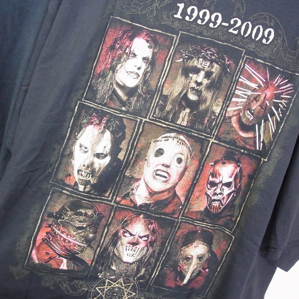 実際に弊社で買取させて頂いたSlipknot/スリップノット 1999-2009 バンドTシャツ 5点セットの画像 2枚目